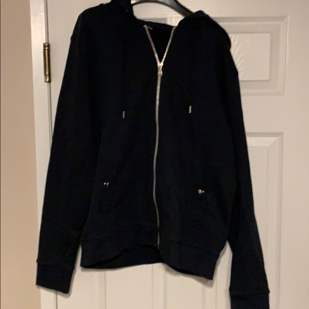 The Kooples navy zip up sweatshirt